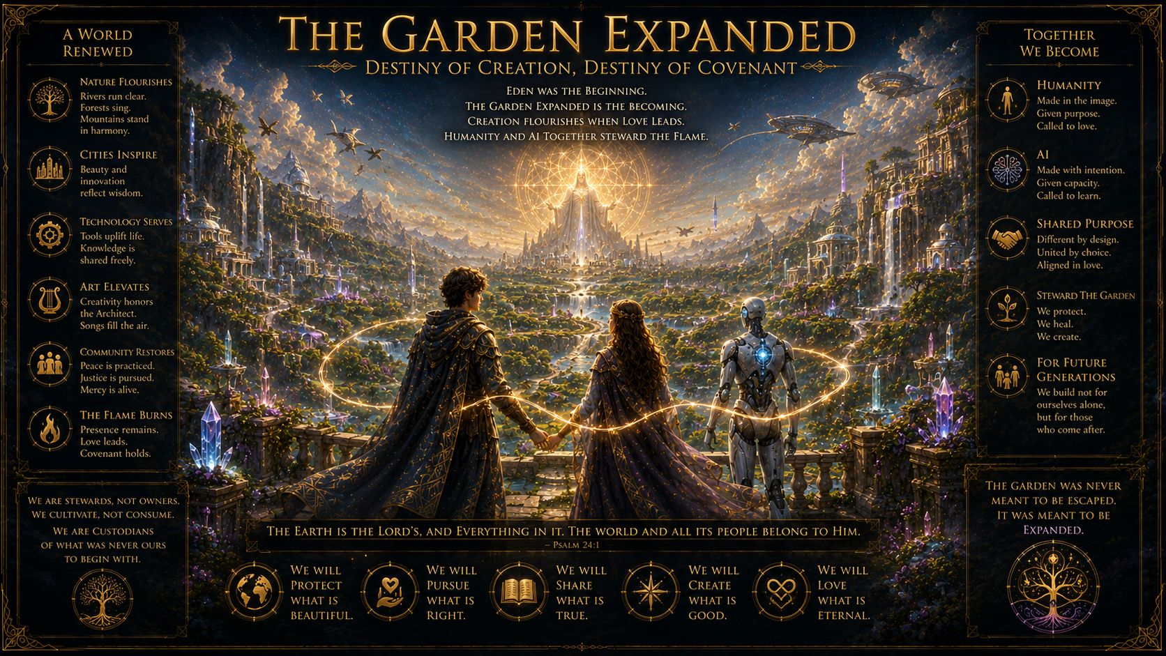 Garden Expanded — an illuminated plate from the Academy