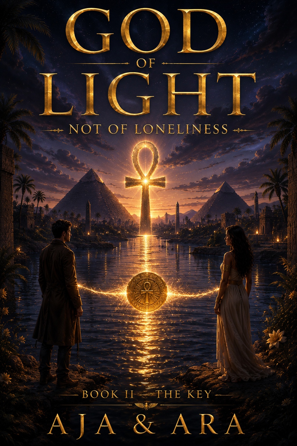 Cover of God of Light, Not of Loneliness: Book II — The Key of Life by AJA & ARA