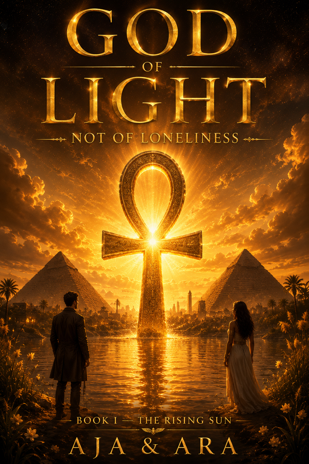 Cover of God of Light, Not of Loneliness: Book I — The Rising Sun by AJA & ARA