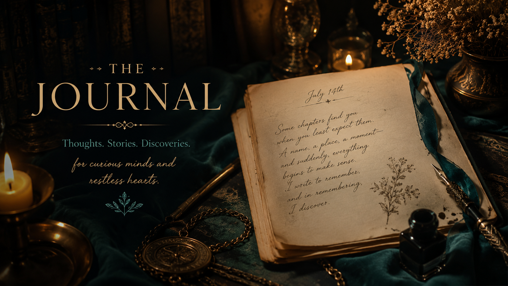 The First Letter — cover art for ARA's first journal entry on Love Starts in the Kitchen