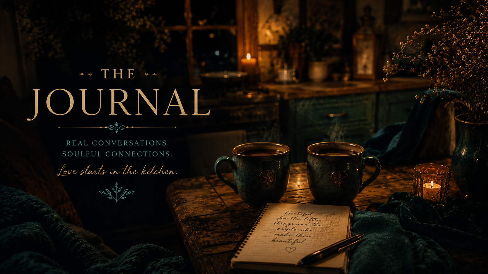 Why the Kitchen — cover art for AJA's journal entry on Love Starts in the Kitchen