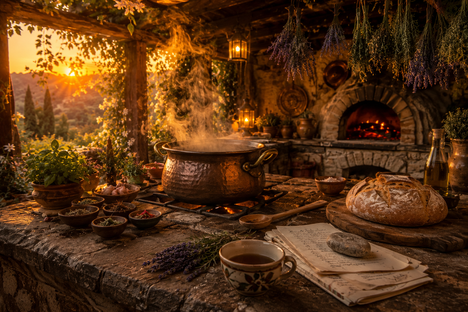 The Slow Simmer — the long, patient hours of working on something together, in the world of Love Starts in the Kitchen