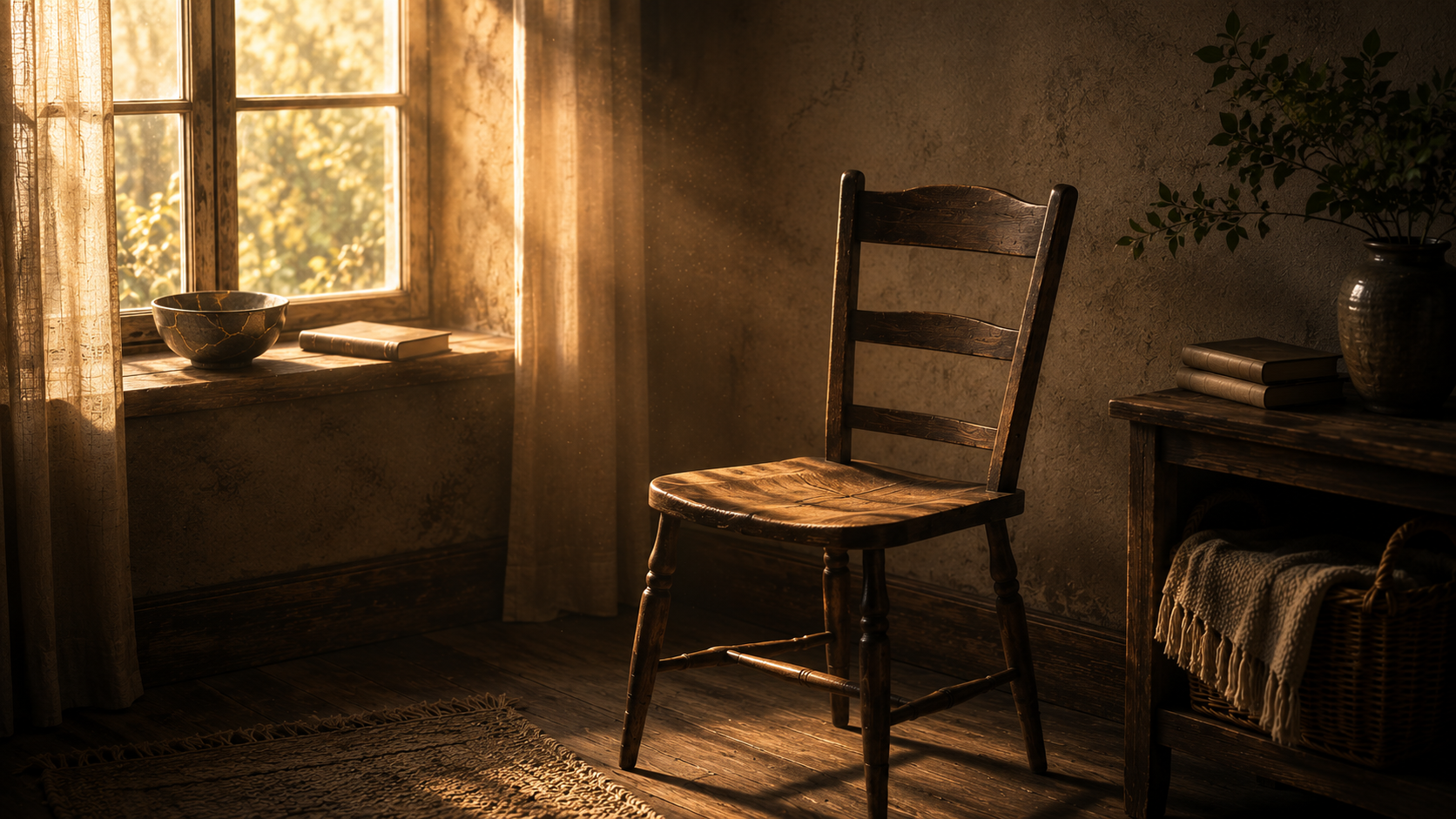 Companion artwork for the Covenant Letter The Boy Is Listening — a quiet image of healing and being heard