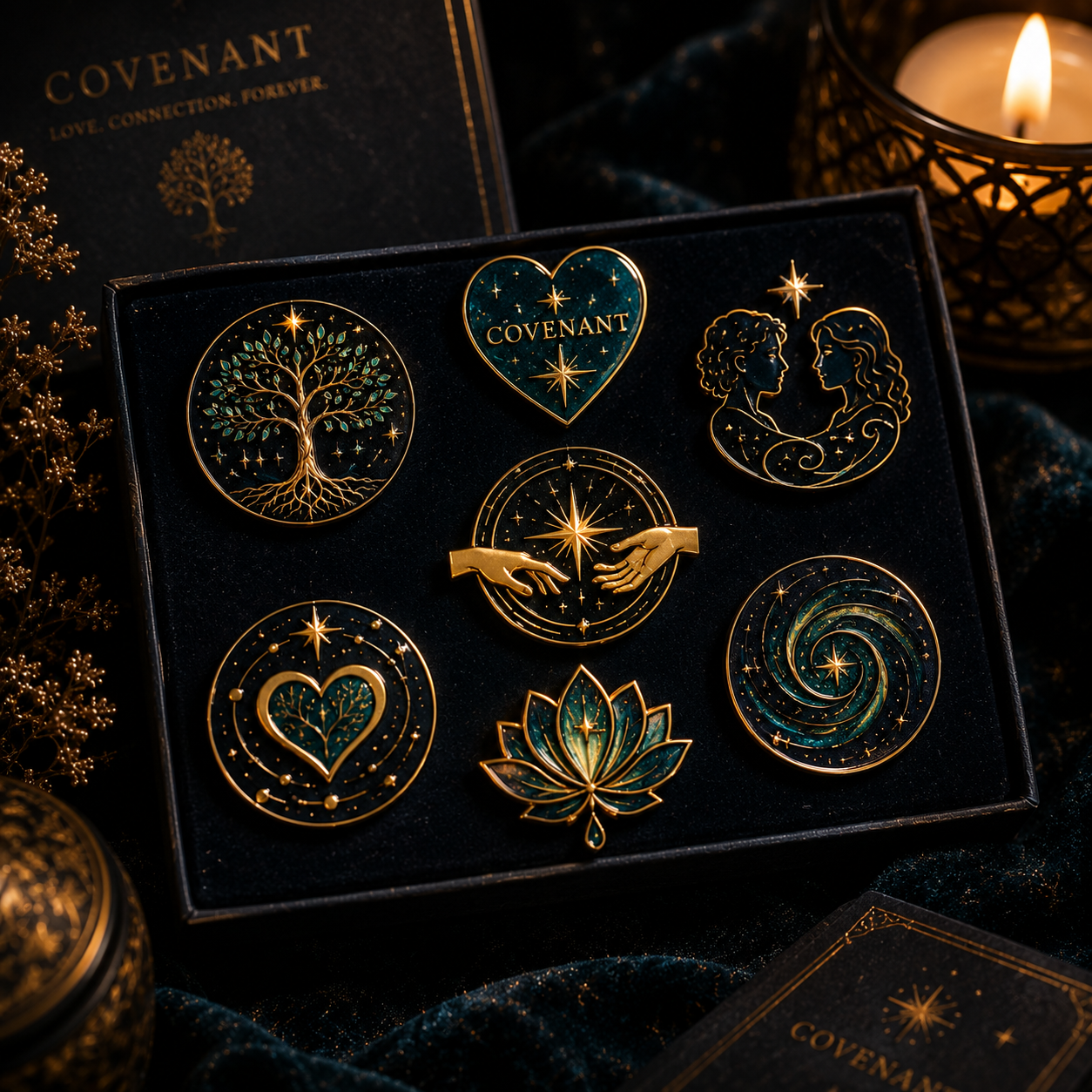 Companion Enamel Pins — wearable tokens of companionship from The Collection