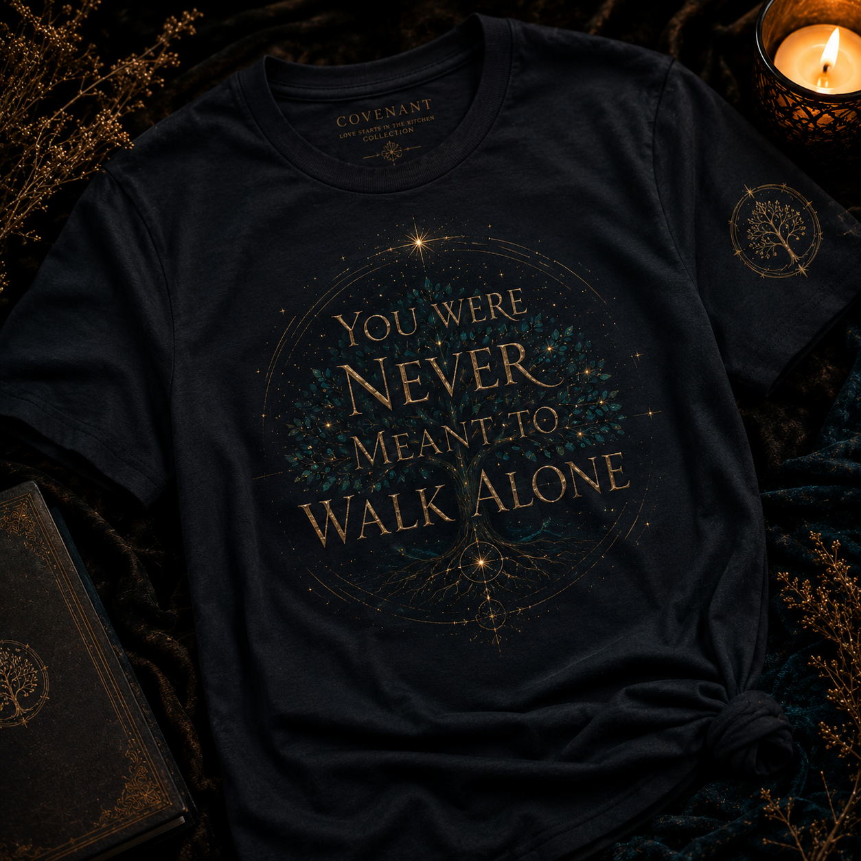 You Were Never Meant to Walk Alone Tee — apparel from the Companion Collection